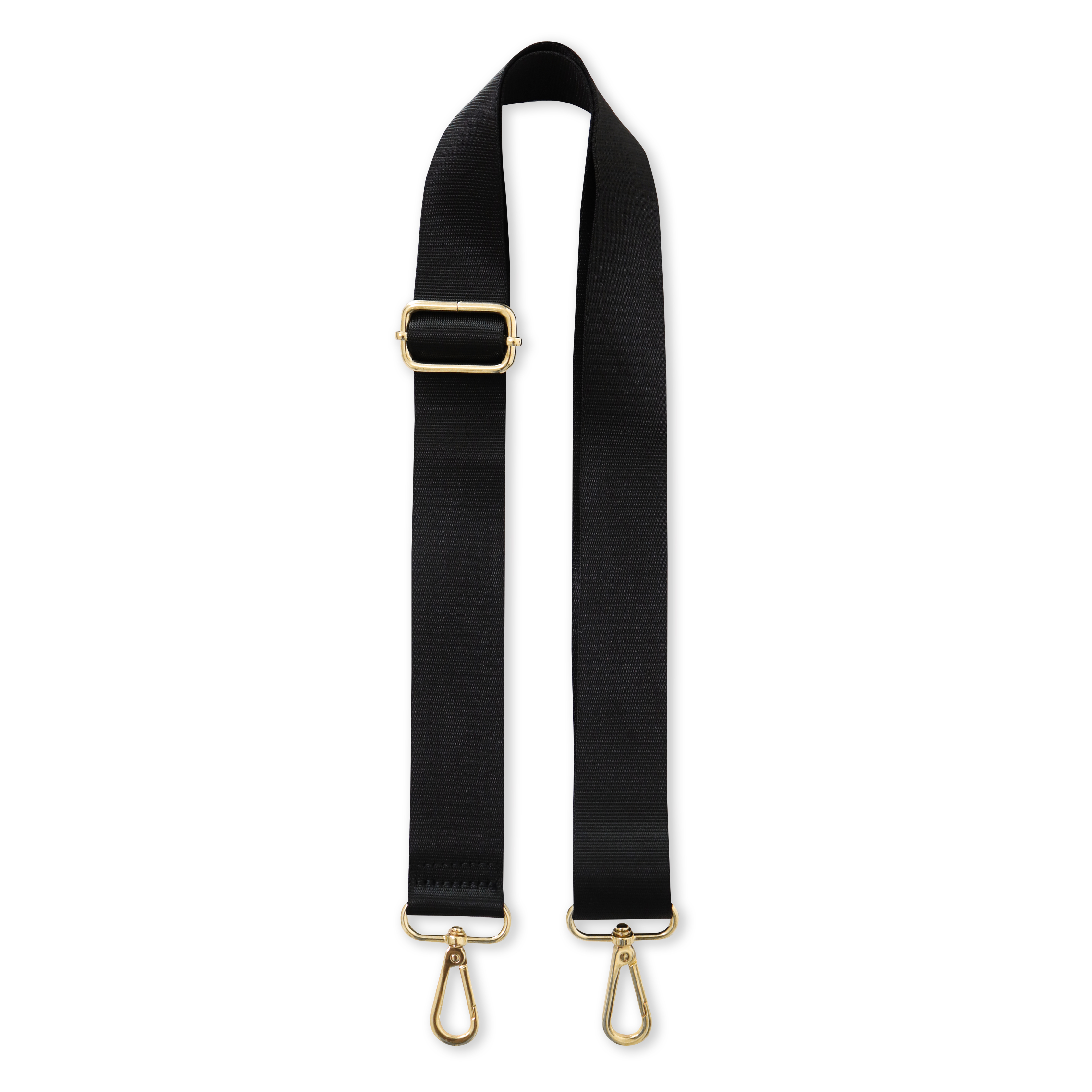 素面調節背帶-黑