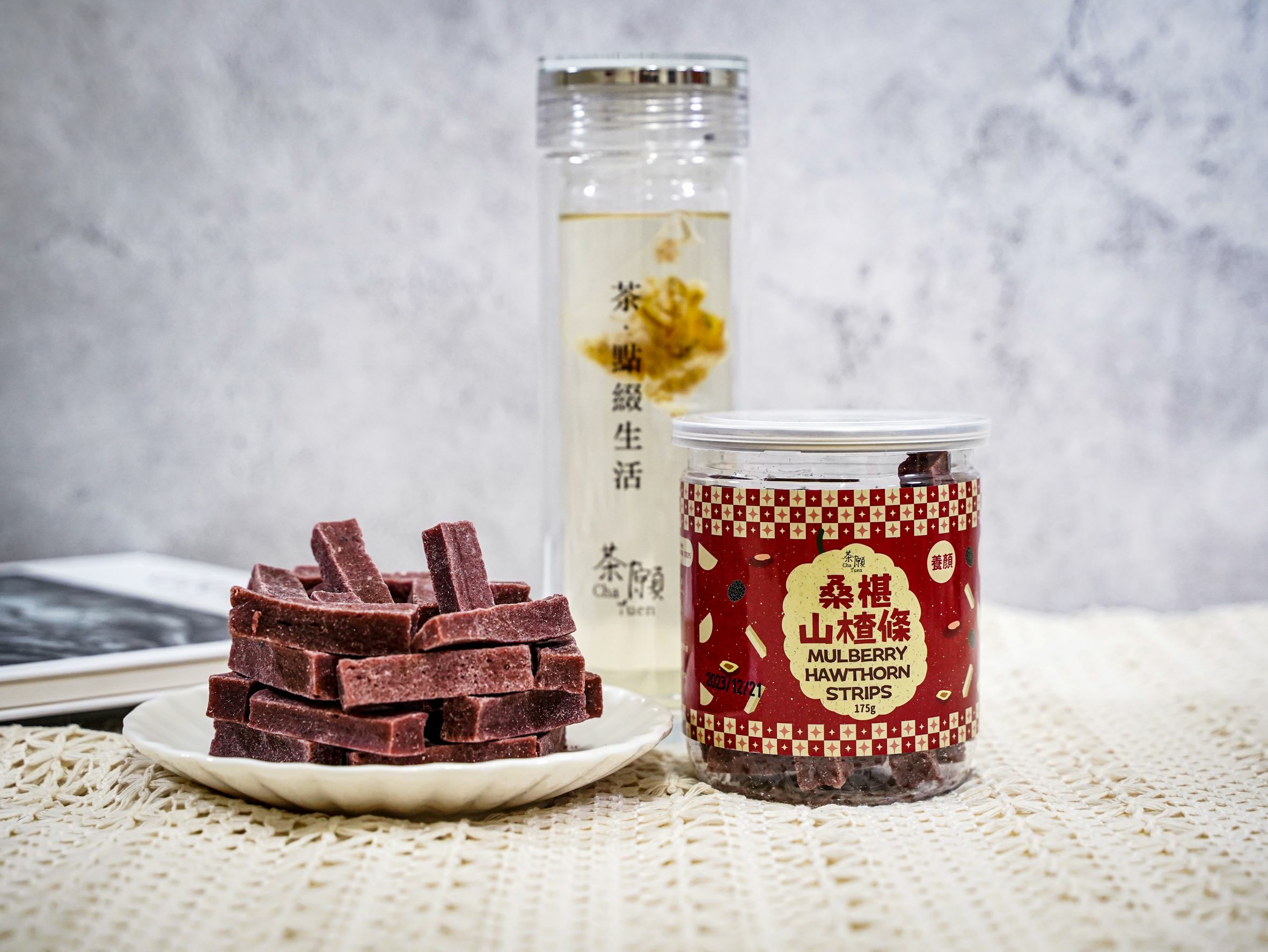 Cha Yuen – Mulberry Hawthorn Strips 175g