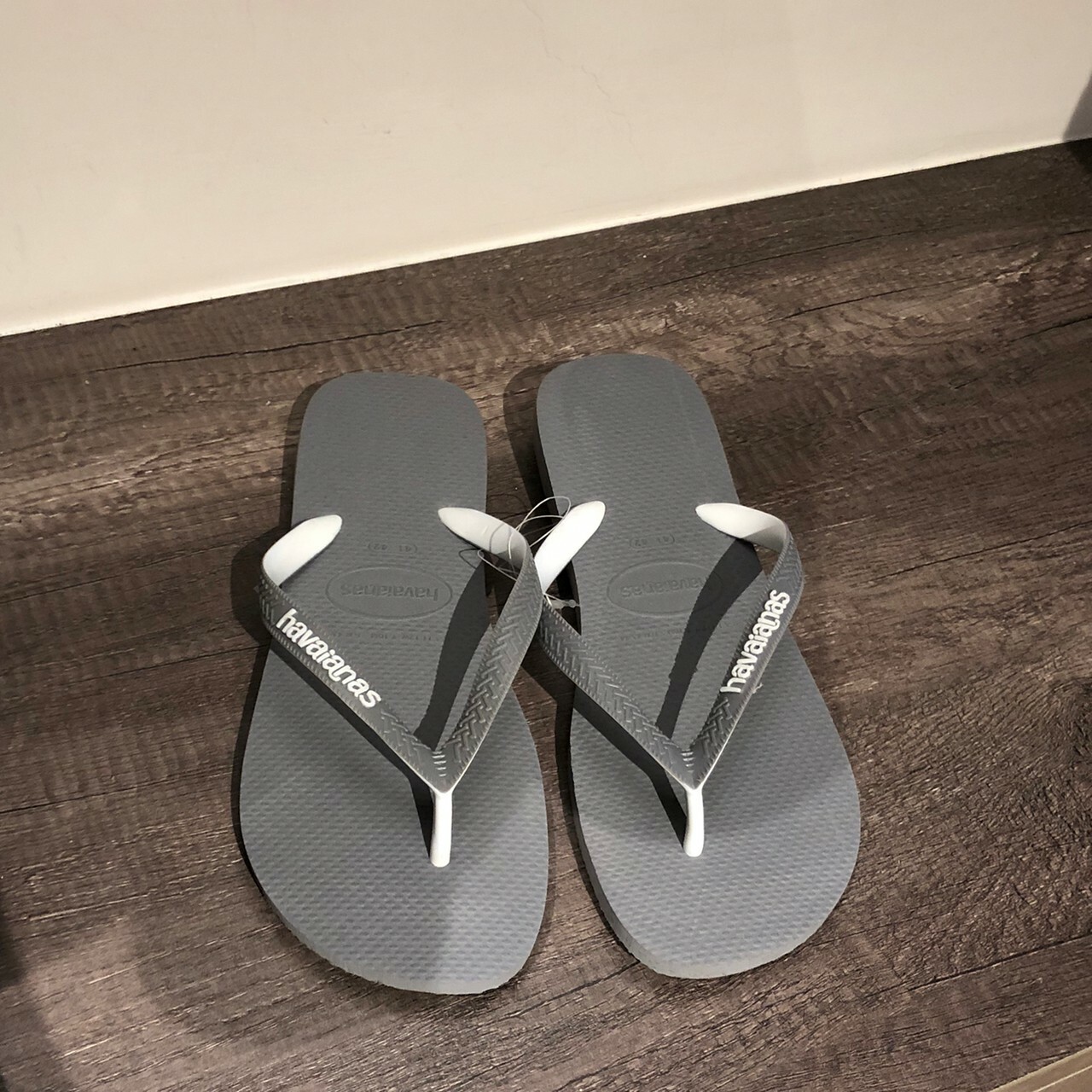 Havaianas哈瓦仕 拖鞋 雙色鞋帶 夾腳拖 人字拖 巴西 男鞋 女鞋 鐵灰 4115549-5002