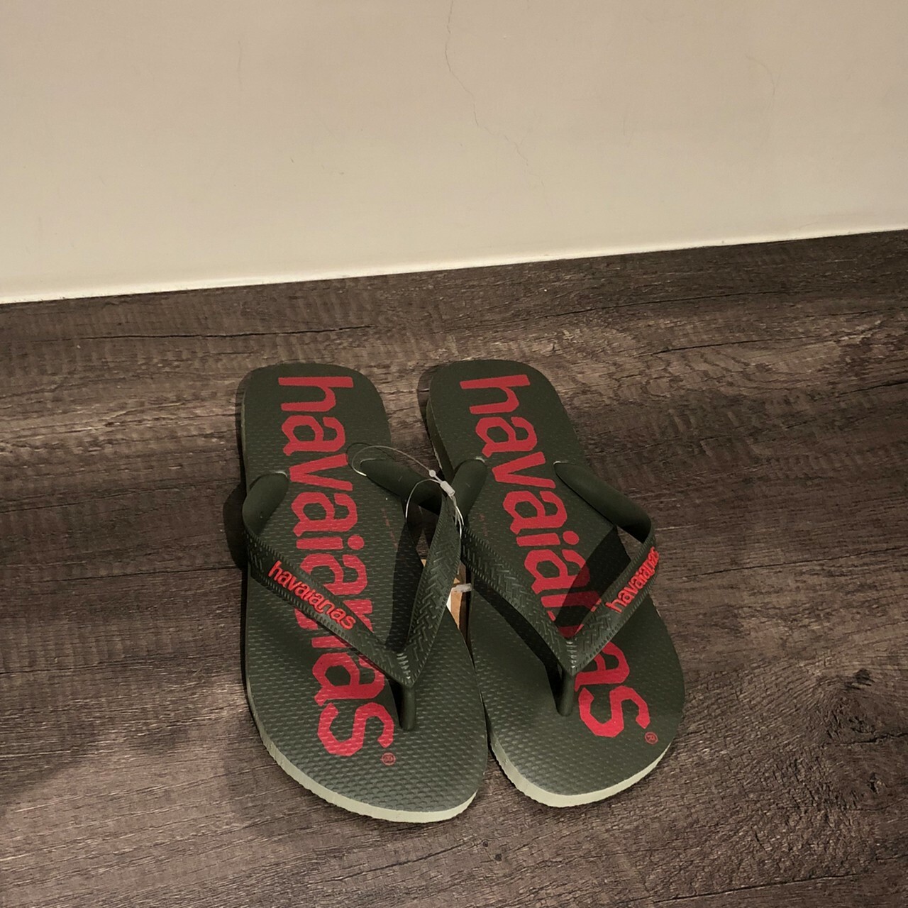 Havaianas 哈瓦仕 拖鞋 男鞋 女鞋 夾腳拖 大LOGO 巴西 綠/紅 4145741-7103