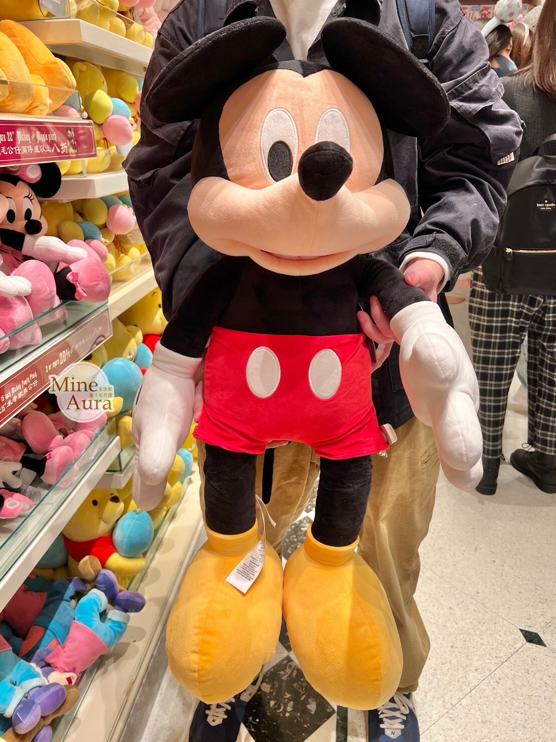 米奇 Mickey 經典 絨毛 XL號 娃娃 玩偶 -香港迪士尼樂園