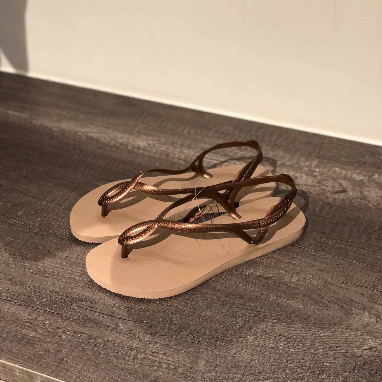 Havaianas 哈瓦仕 拖鞋 涼鞋 巴西 女鞋 玫瑰金 4129697-5282