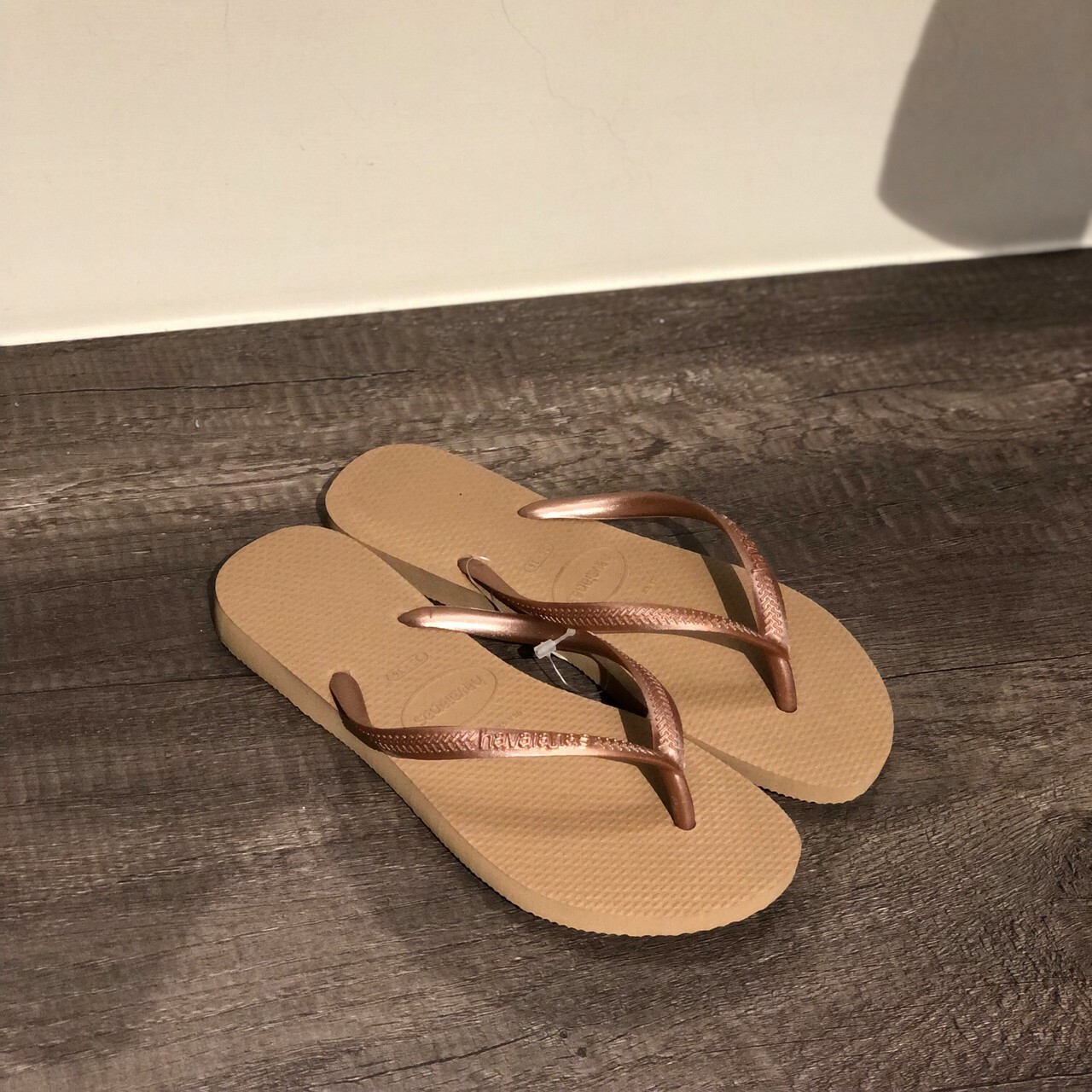 Havaianas 哈瓦仕 女款 夾腳拖 金沙色 4000030-0570