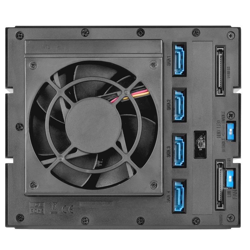 米特3C數位–SilverStone 銀欣 FS304-12G 5.25吋至3.5吋SAS/SATA硬碟抽取盒/SST-FS304-12G
