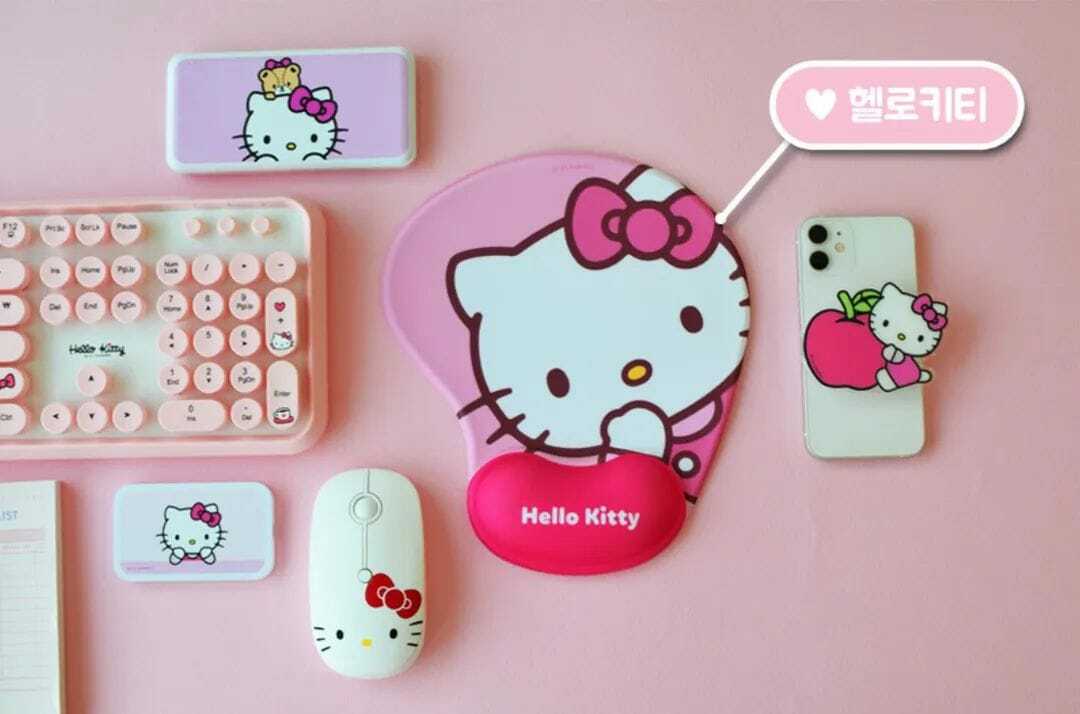 Sanrio韓國版大頭公仔款手腕保護滑鼠墊