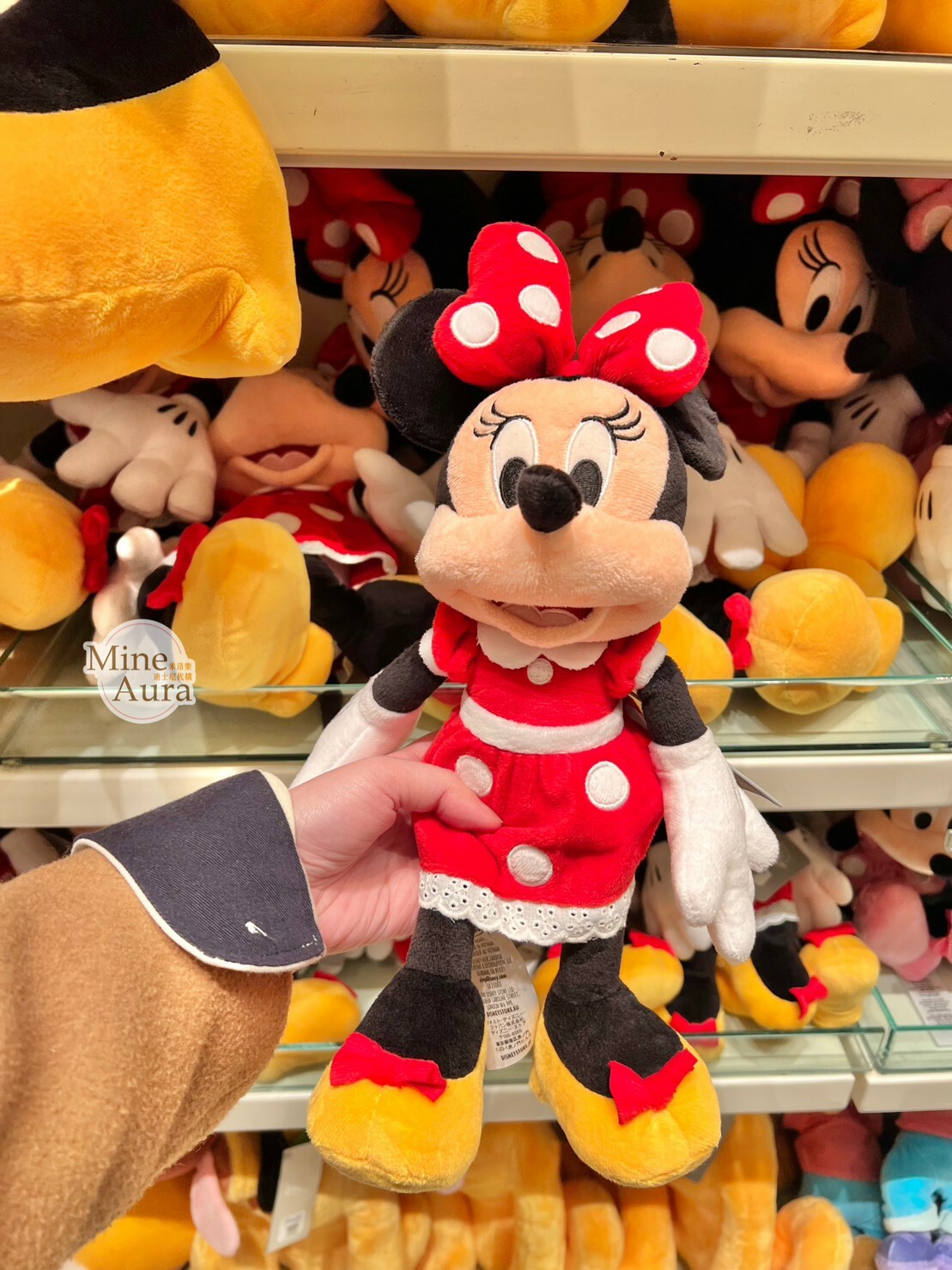 米妮 Minnie 經典 絨毛 S號 娃娃 玩偶 -香港迪士尼樂園