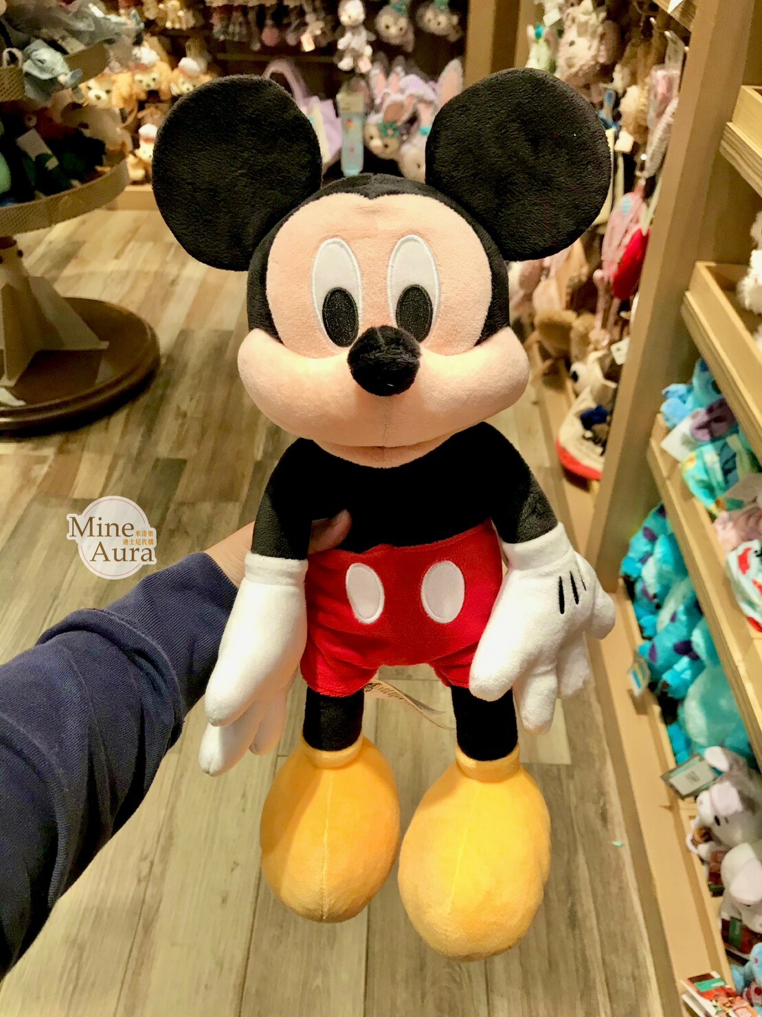 米奇 Mickey 經典 絨毛 L號 娃娃 玩偶 -香港迪士尼樂園