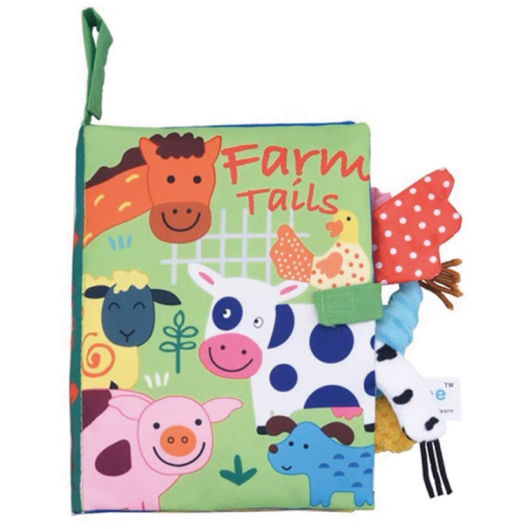 快樂英文幼兒布書＊五款 (JS0294)