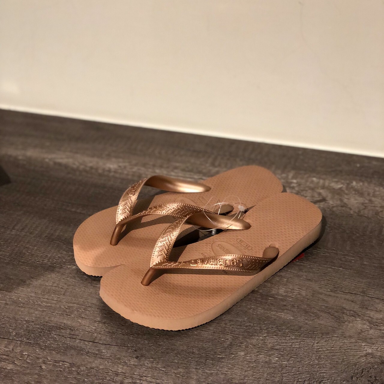 Havaianas 哈瓦仕 拖鞋 夾腳拖 人字拖 巴西 女鞋 玫瑰金 4000029-3581