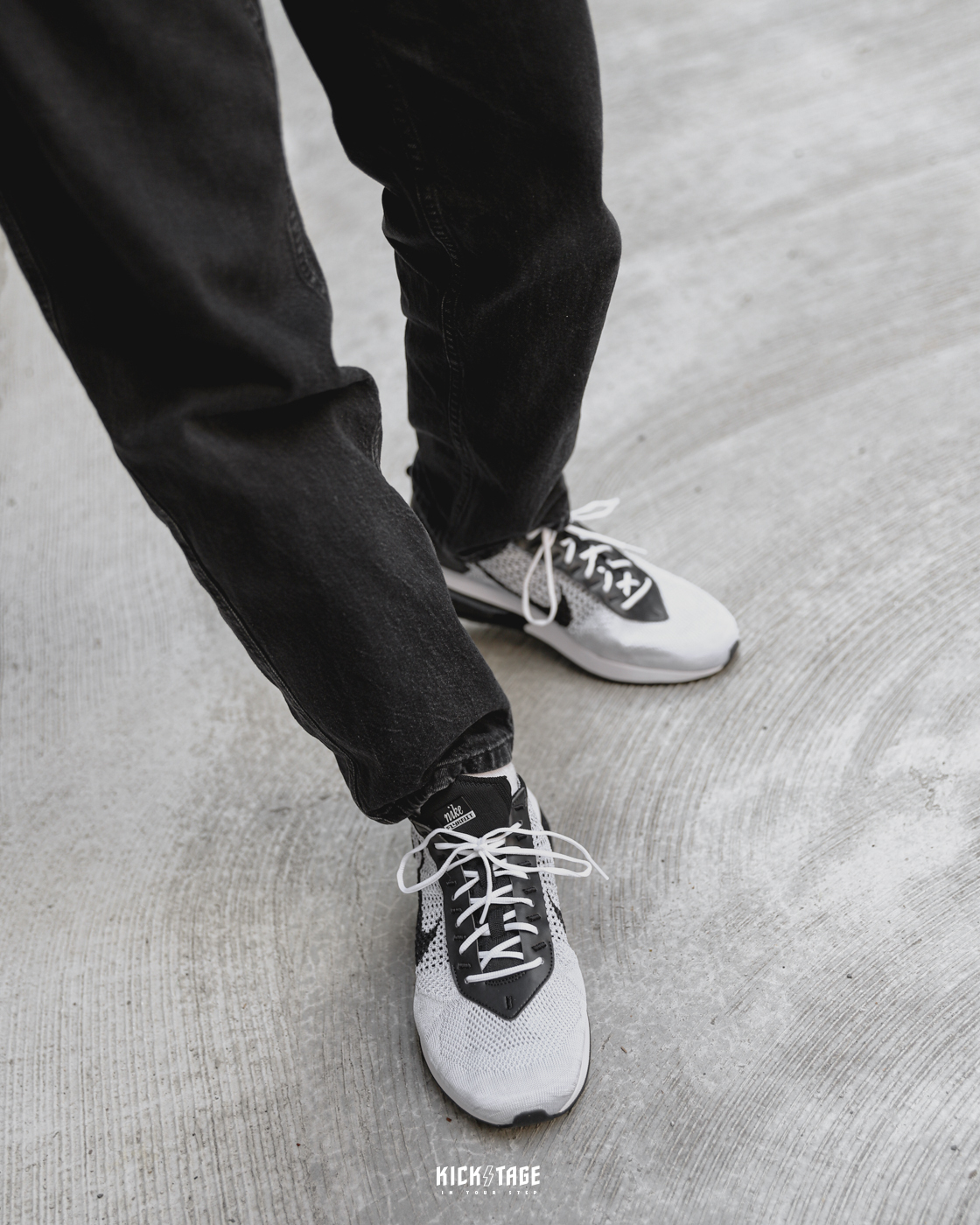 **特價商品售出不退換**男鞋 NIKE AIR MAX FLYKNIT RACER 白雪花 編織 氣墊 休閒跑鞋【DJ6106-002】25SALE