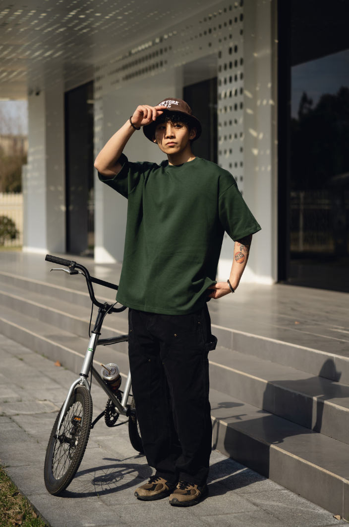 彈性、耐穿、不易變形的超親膚太空棉短袖TEE恤