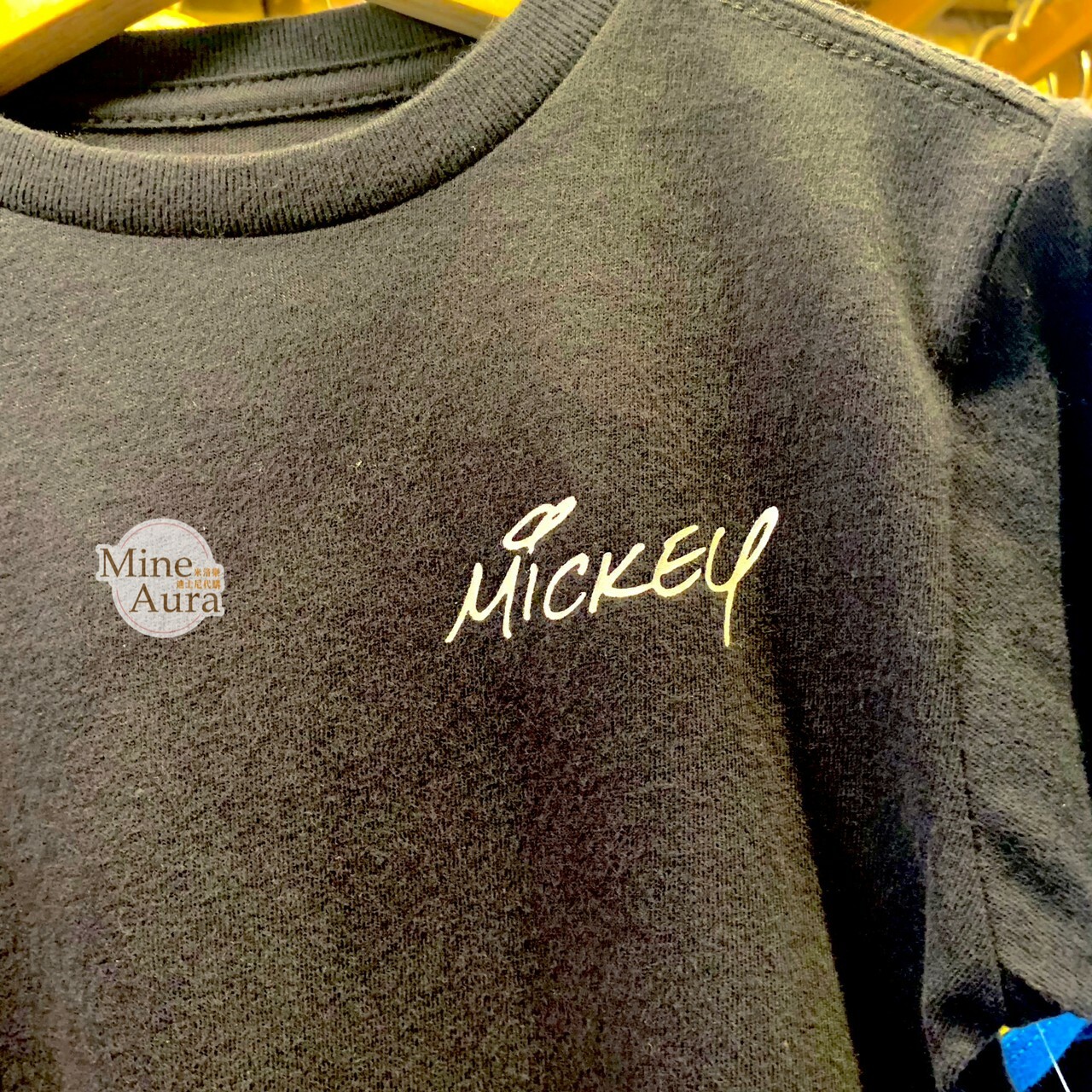 米奇 Mickey 經典 黑紅配色 兒童 短T 上衣 -香港迪士尼樂園