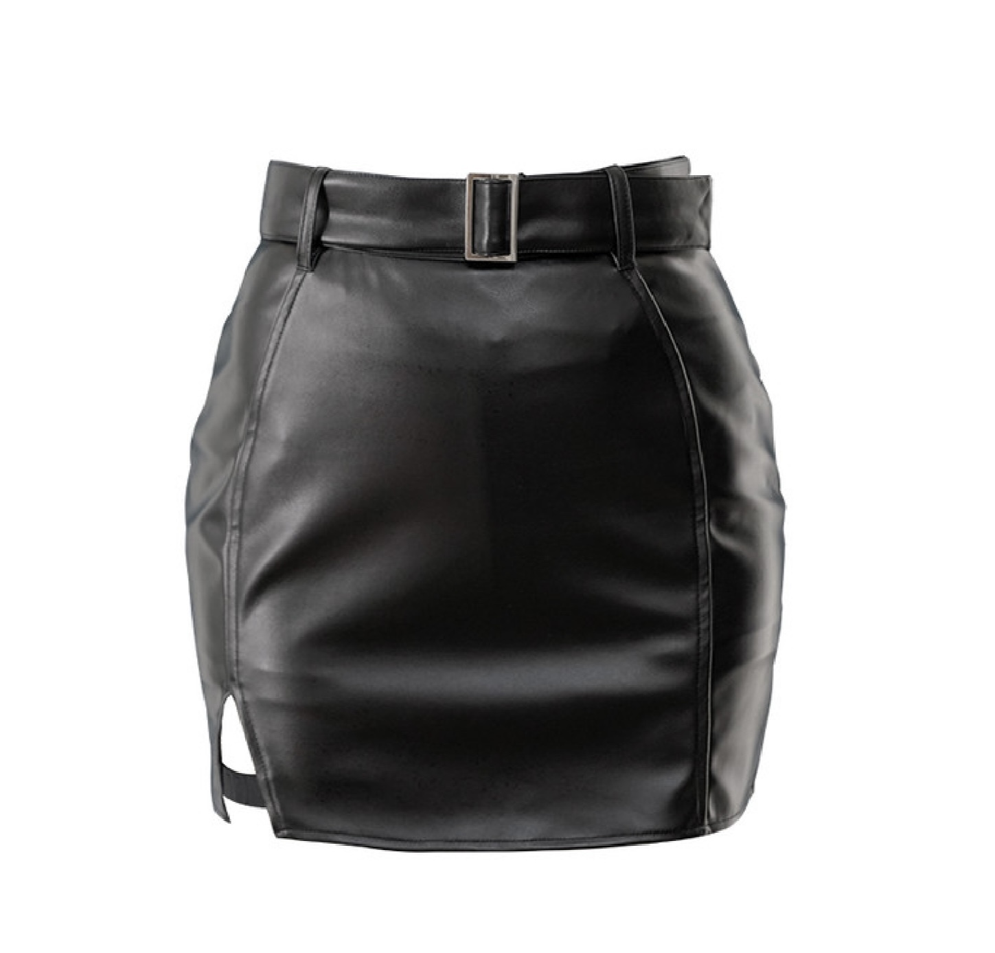 女【現貨】6折起/韓風JJ設計師品牌/性感開叉皮革裙褲/韓流高球衣 正韓皮裙褲/#ME112286