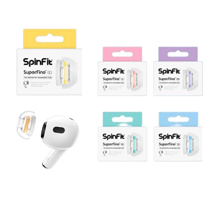 【SpinFit】SuperFine™ AirPods Pro 1 & 2專用矽膠耳塞