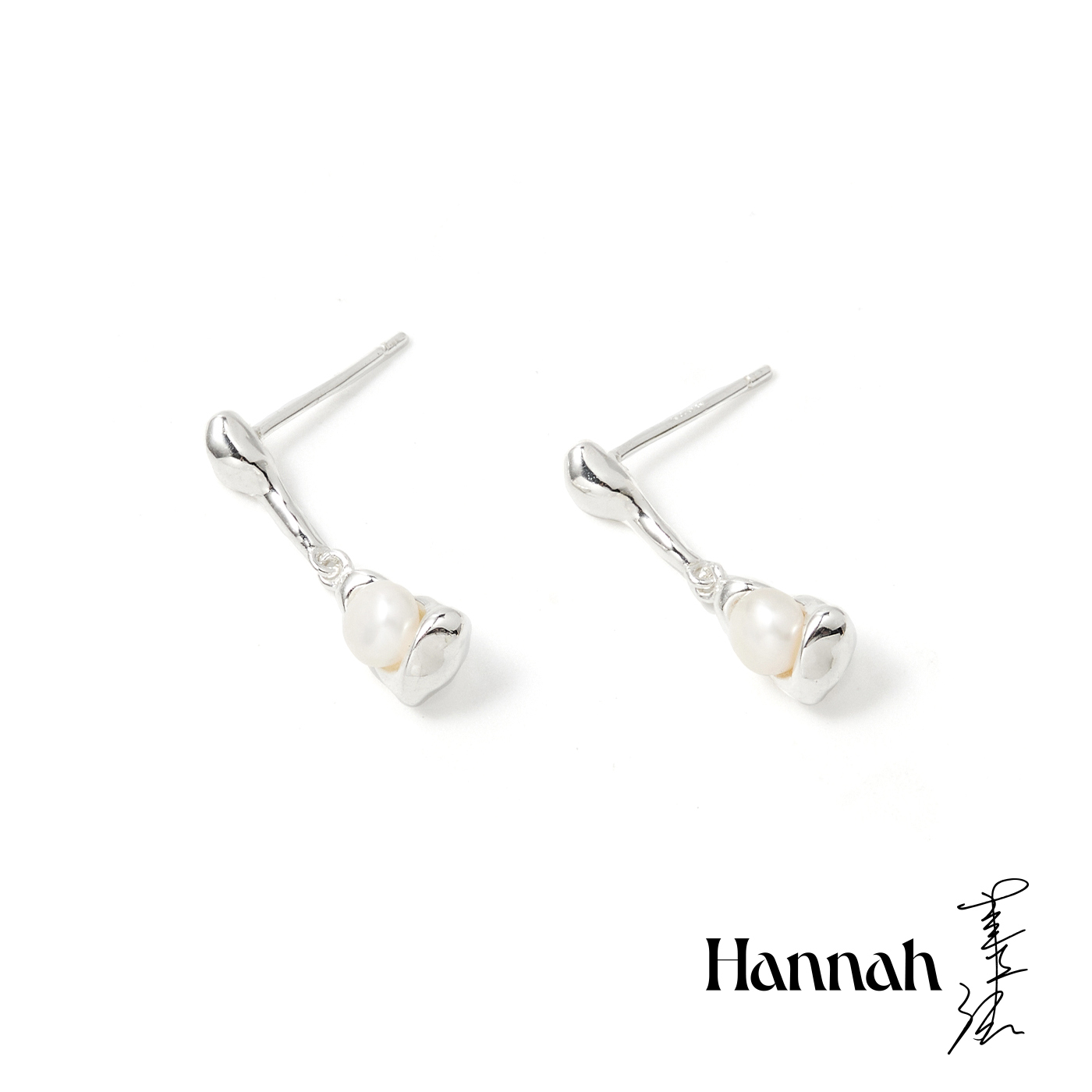 純銀,珍珠,耳環