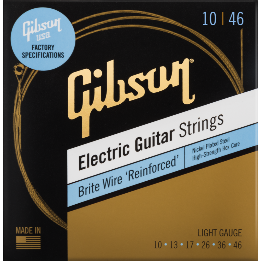 Gibson Electric Strings Brite Wire 'Reinforced' 09|42 10|46 電吉他弦 琴弦 吉他弦 【宛伶樂器】
