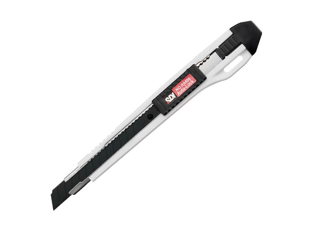 【SDI 手牌】K0406C 自動鎖定小美工刀（黑刃版）