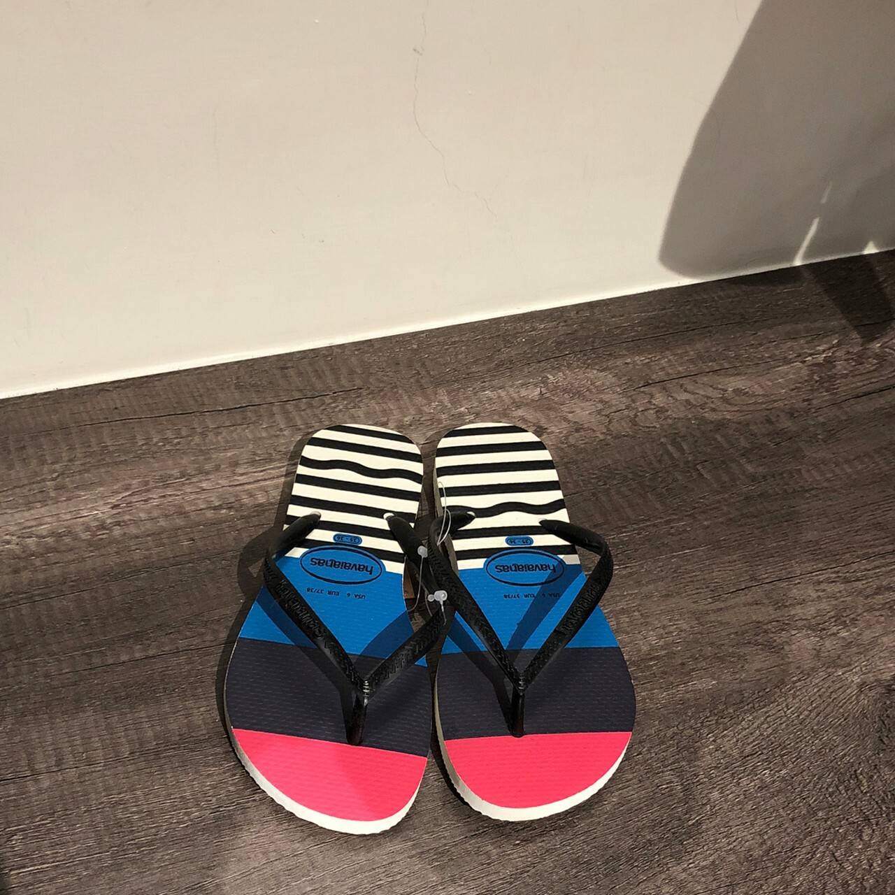Havaianas 哈瓦仕 拖鞋 夾腳拖 拼色 細帶 女款 4145638-0128