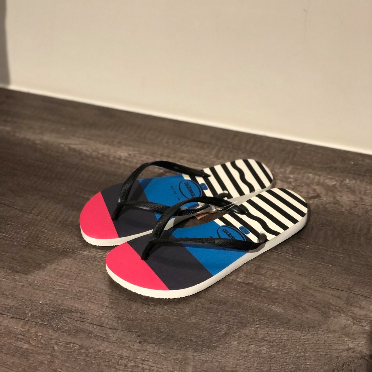 Havaianas 哈瓦仕 拖鞋 夾腳拖 拼色 細帶 女款 4145638-0128