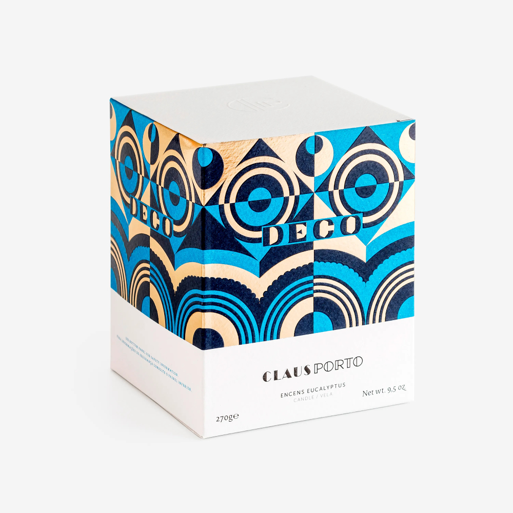 Claus Porto｜里斯本頌歌皇家香氛蠟燭 - 幾何森林 (萊姆羅勒)270g