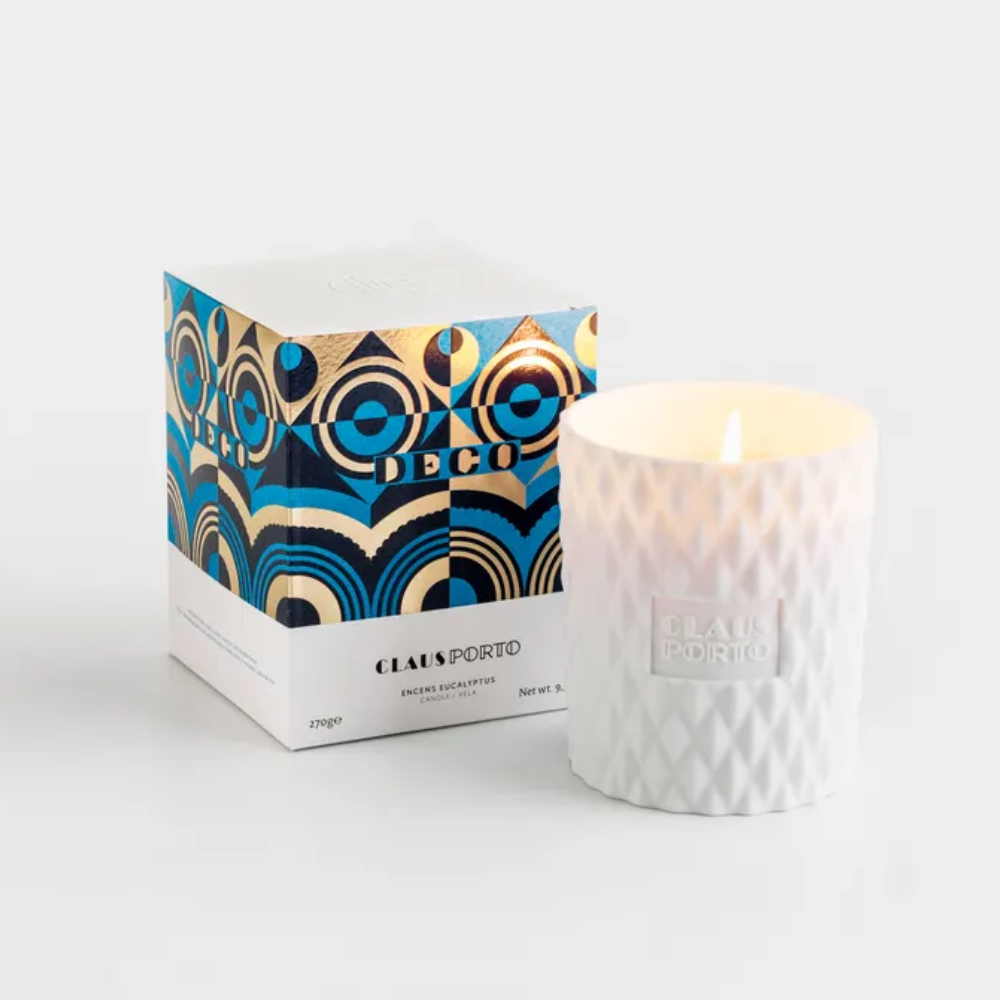 Claus Porto｜里斯本頌歌皇家香氛蠟燭 - 幾何森林 (萊姆羅勒)270g