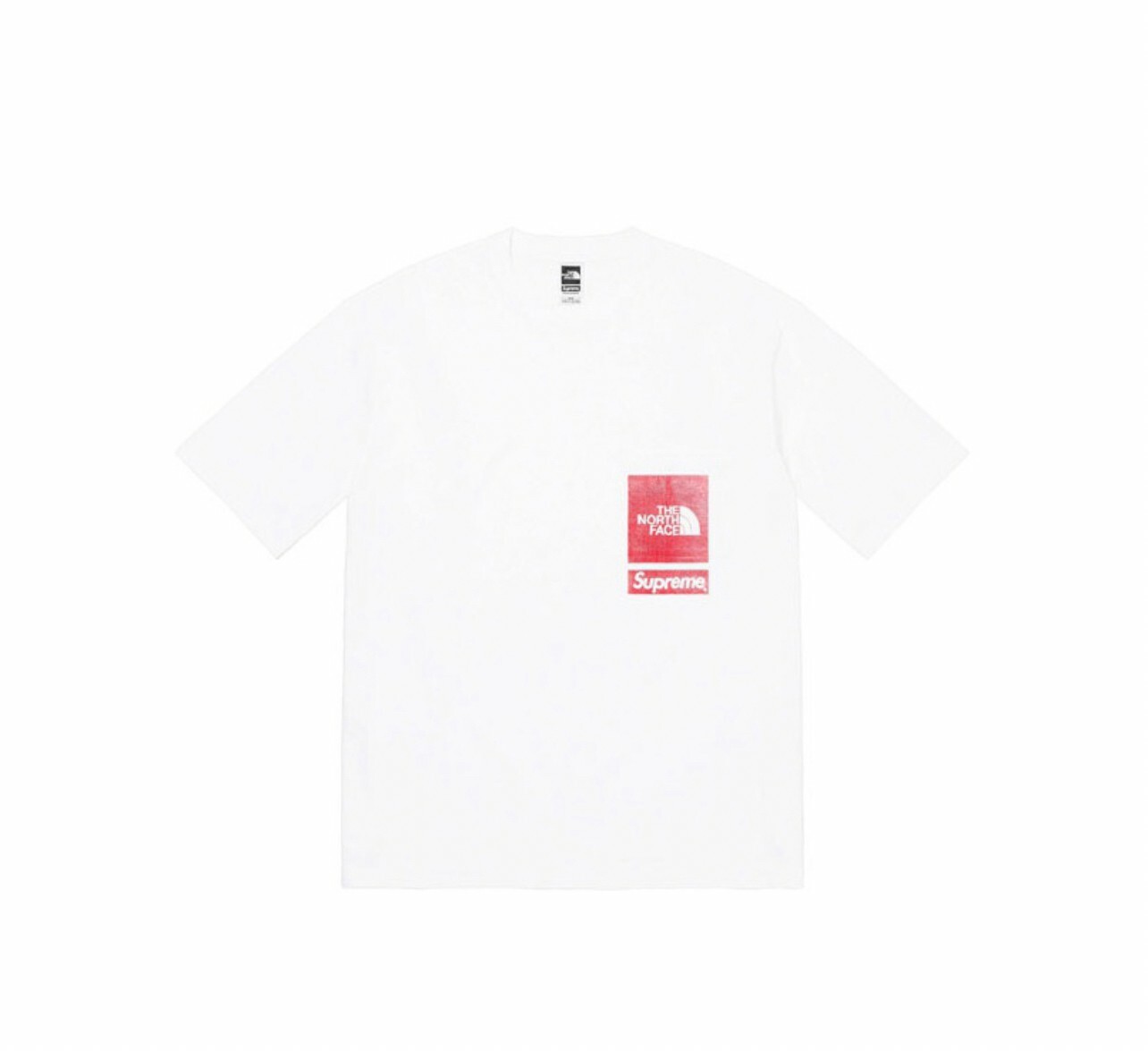 代購THE NORTH FACE 北臉聯名Supreme SS23 LOGO印花短T TEE MAR-