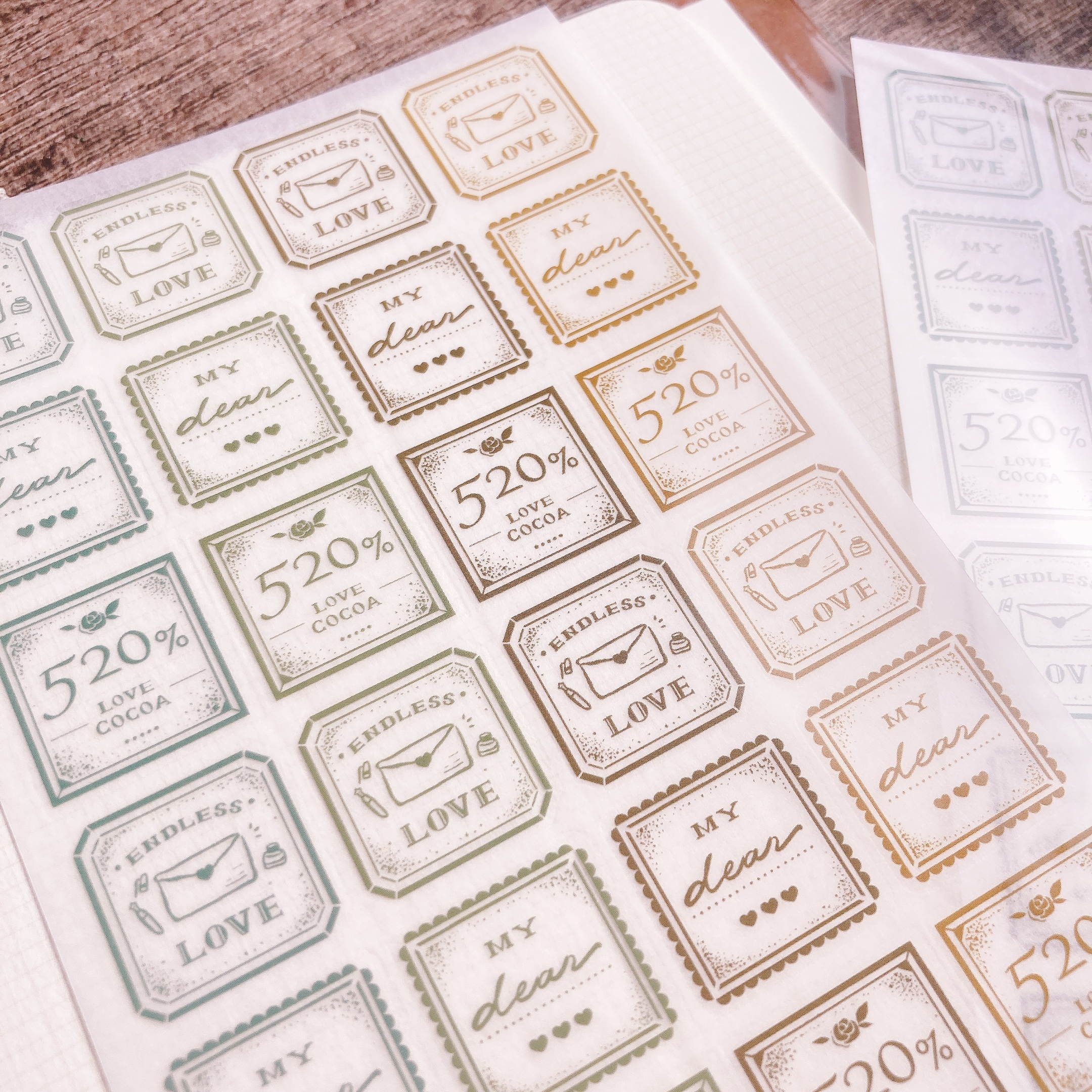 微瘋畫室 Breezy Studio |Dear Cocoa 轉印貼紙 ( 2張入 )