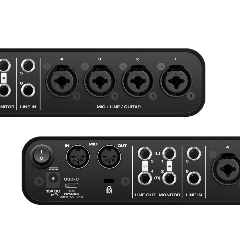 MOTU Motu / M6 6in/4out USB-C 錄音介面(iOS可用) 台灣代理公司貨2年保固 第 3 張圖片｜三峽錄音 / 音響