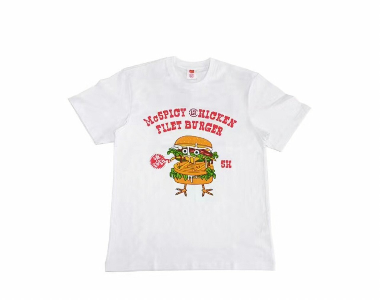 代購 CLOT x 麥當勞 聯名款 上海限定 字母印花短T 短袖 白 MAR-