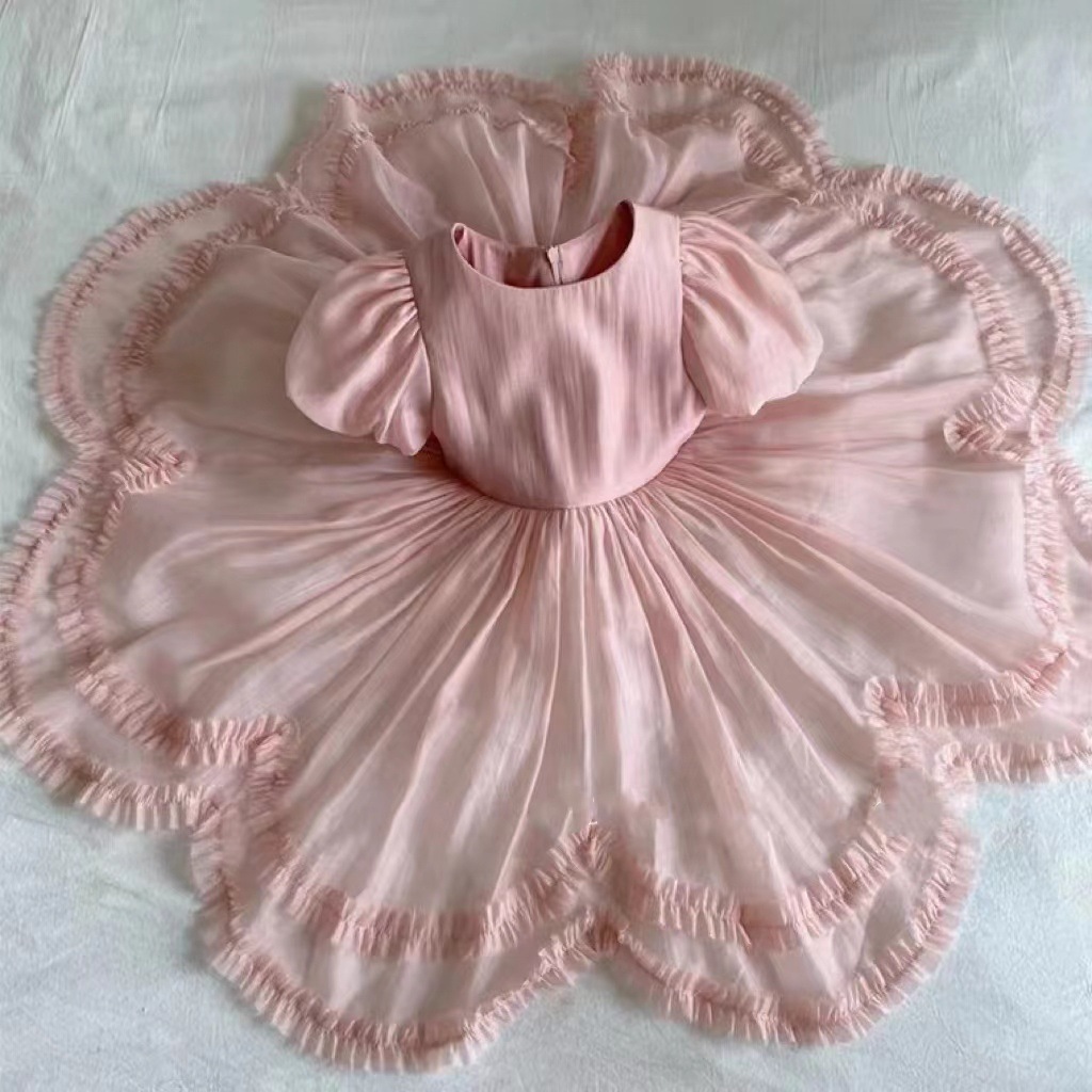 H111PK_SS23_C💝豆沙粉氣質公主紗裙(pre-order)