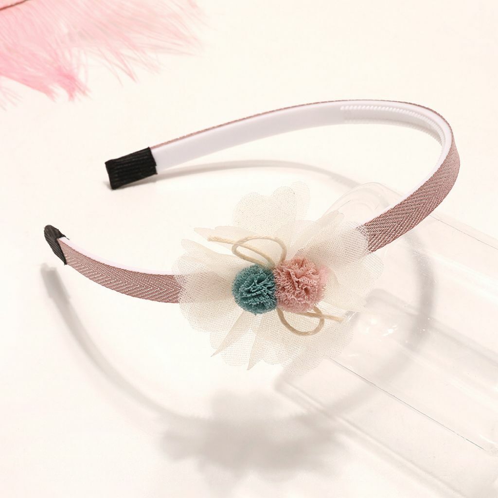 A269PK_SS23_C💙💗藍粉併色花球頭箍