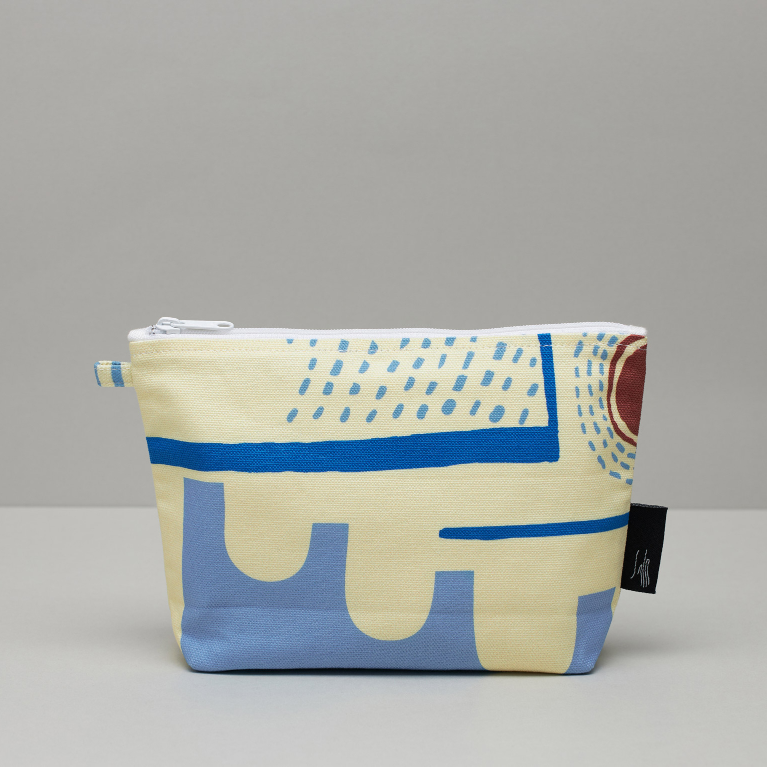 印花隨身化妝包 / 相縫黃