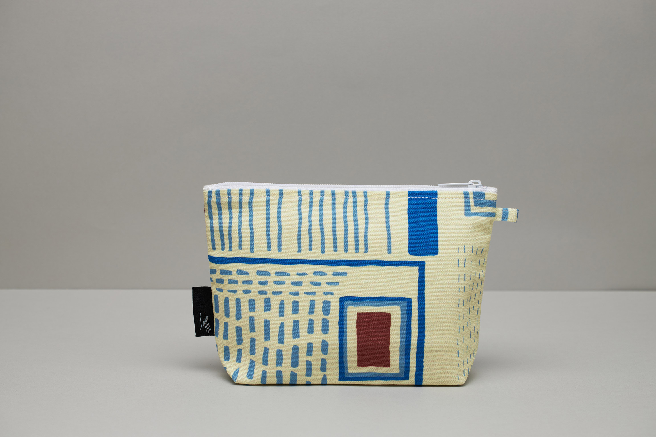 印花隨身化妝包 / 相縫黃