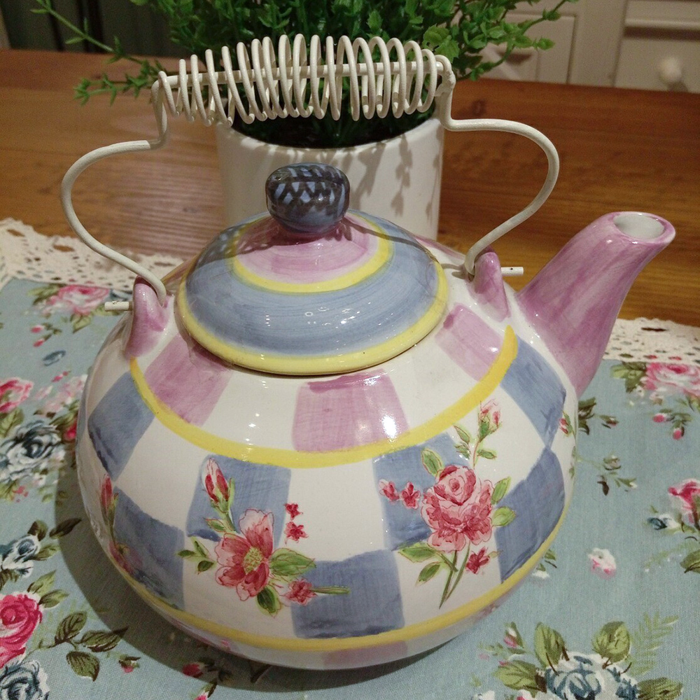 茶壺盤組[MJ格子]