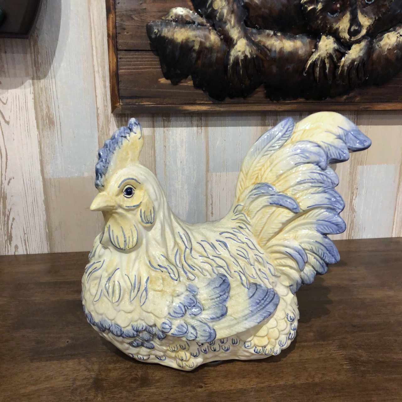 母雞擺件[MJ黃藍]