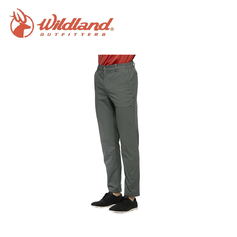 Wildland 荒野 男彈性抗UV長褲 101煙灰 露營/戶外/休閒/旅遊/野餐/釣魚 21W81338