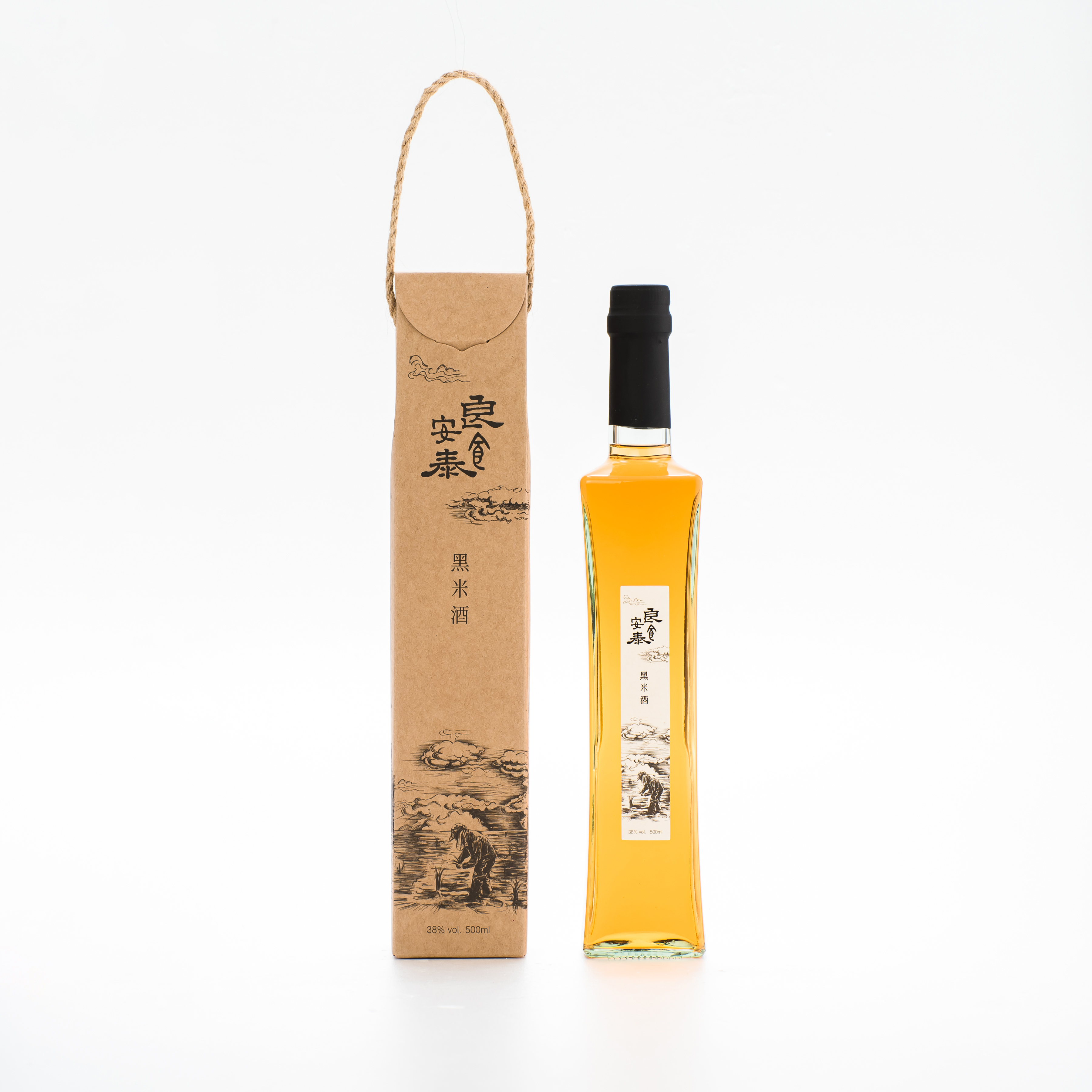 【禾發堂嚴選】良食安泰--黑米酒  ｜ 友善耕作日曬黑米釀造