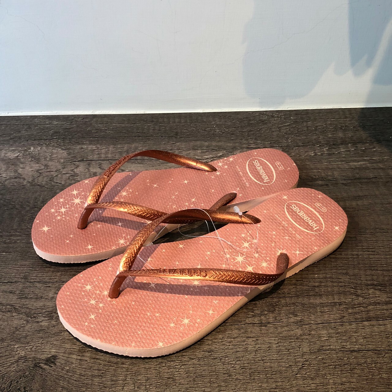 Havaianas 哈瓦仕 拖鞋 夾腳拖 閃亮 星空 女款 粉色 4145617-3606