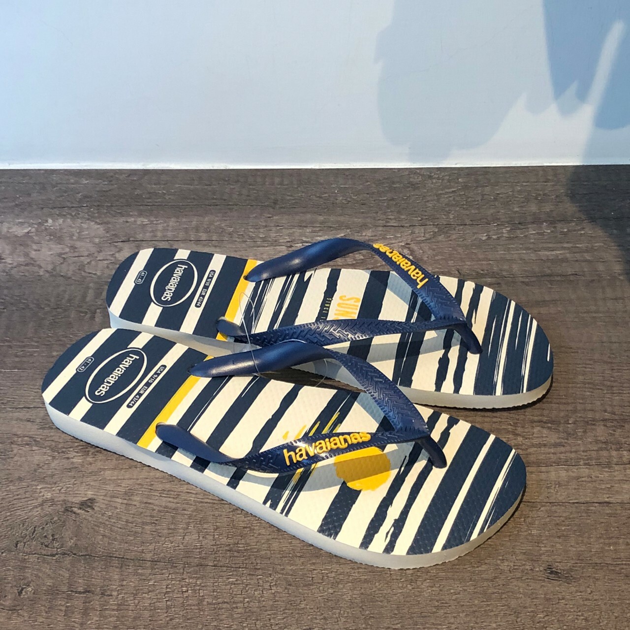 Havaianas 哈瓦仕 拖鞋 夾腳拖 航海 地圖 男款 米色 4137126-8009