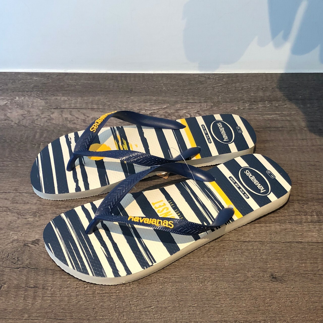 Havaianas 哈瓦仕 拖鞋 夾腳拖 航海 地圖 男款 米色 4137126-8009