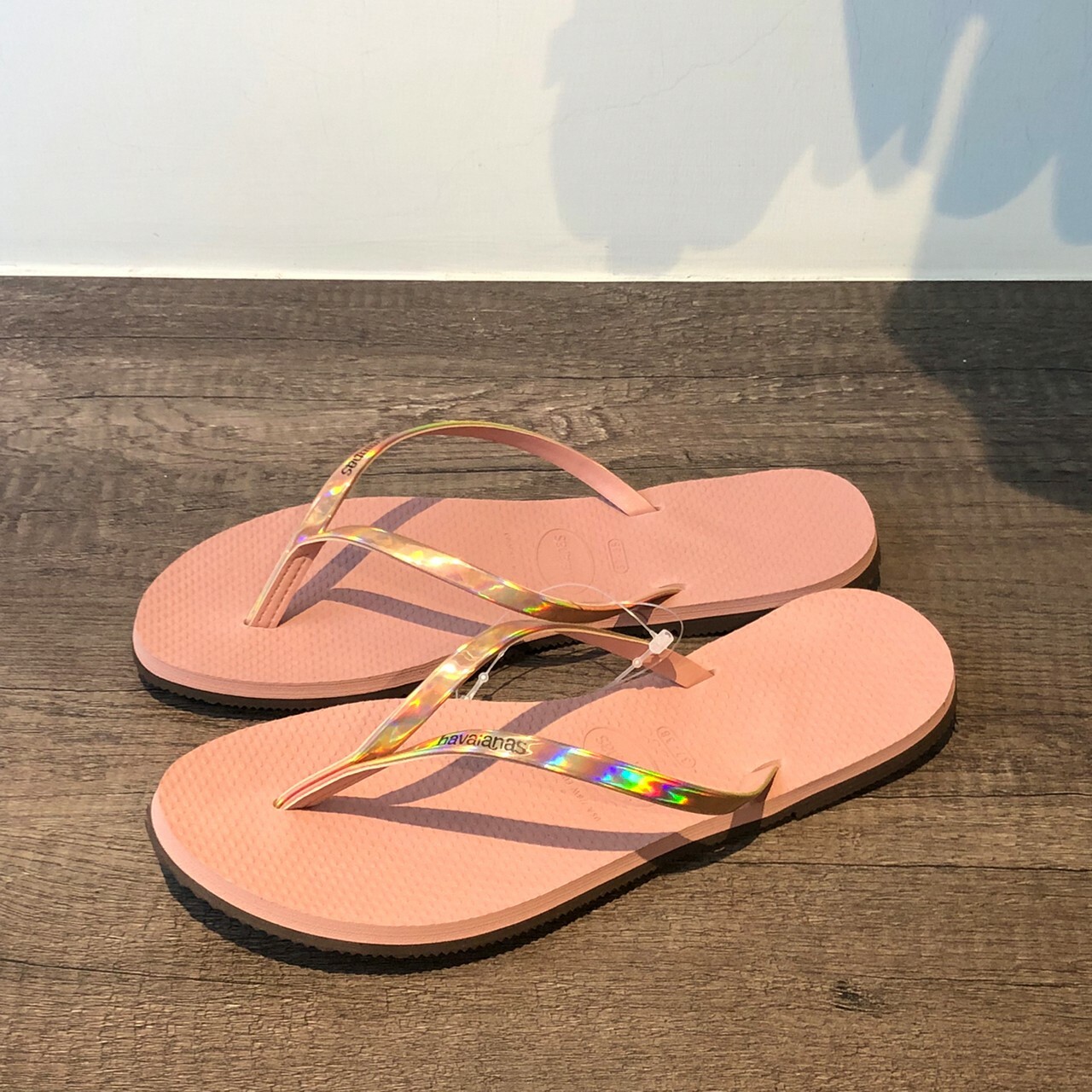Havaianas 哈瓦仕 You Metallic 金屬皮質細帶系列 玫瑰粉 4135102-3544