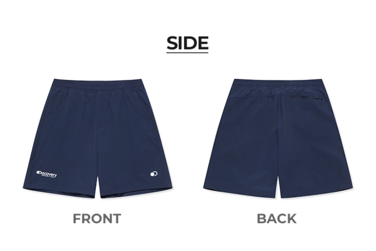 韓國代購 Discovery Expedition  Essential 男士彈力短褲 休閒 藍 MAR-