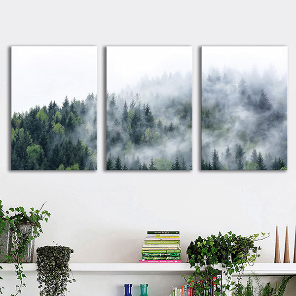 迷霧森林無框掛畫 (福利品)