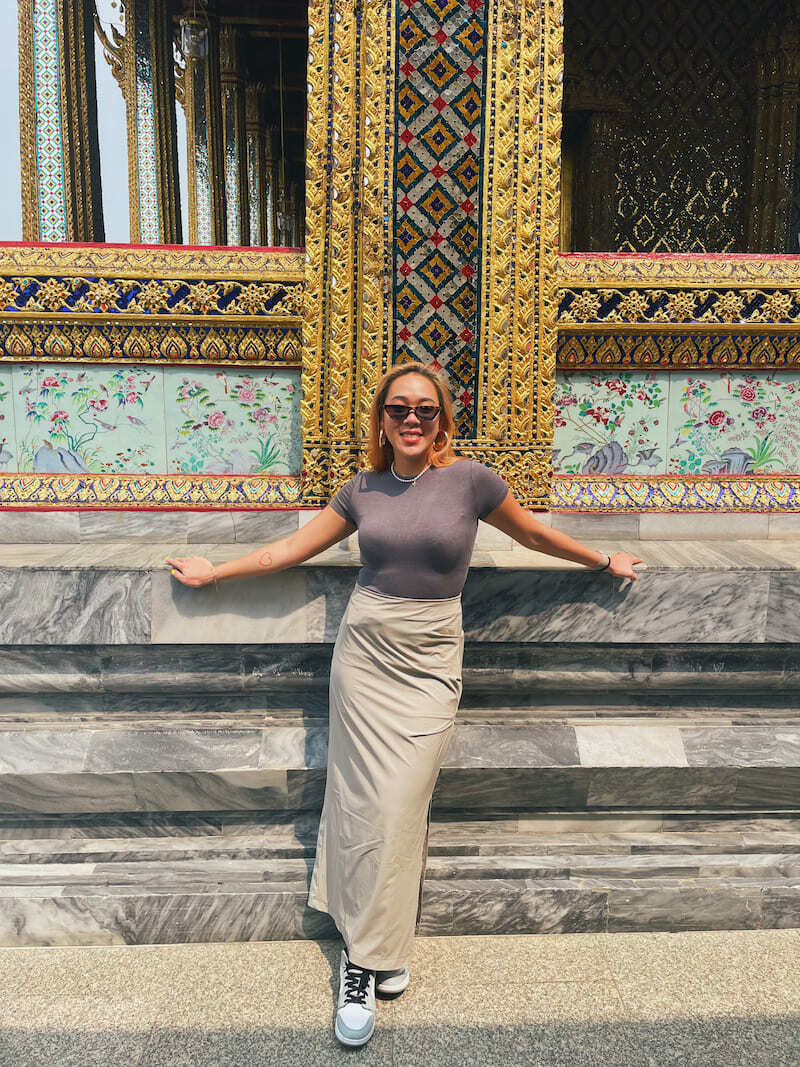 美式銀灰工裝長裙