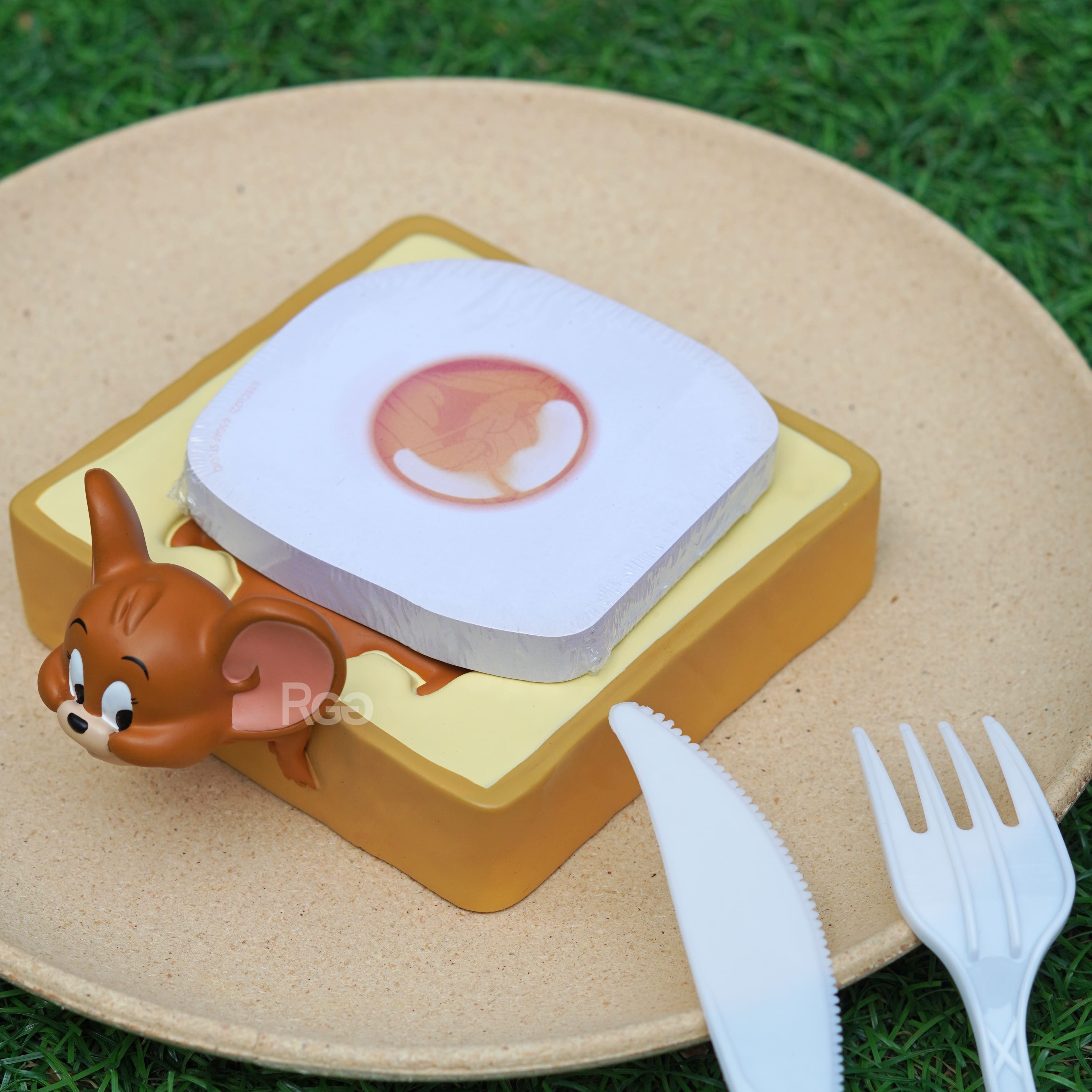 Soap Studio 湯姆貓與傑利鼠 傑利鼠 吐司蛋便利貼