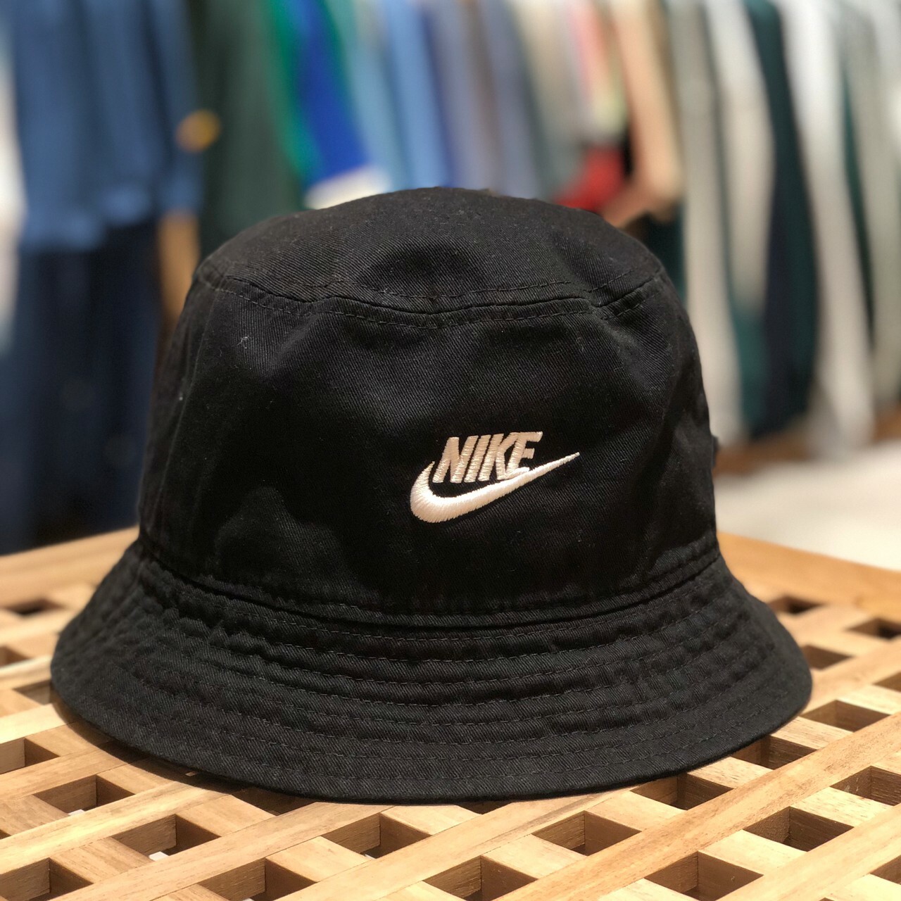 Nike Logo刺繡漁夫帽 DC3967-010