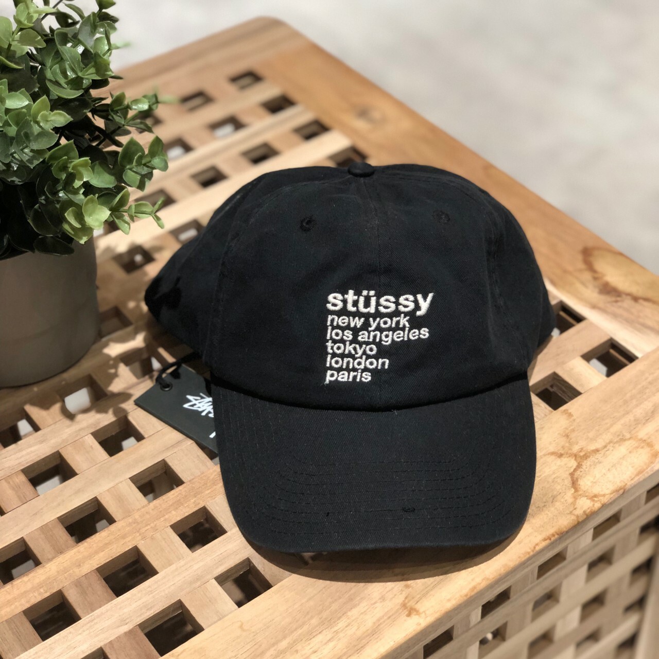 Stussy 刺繡棒球老帽 ST7M0056