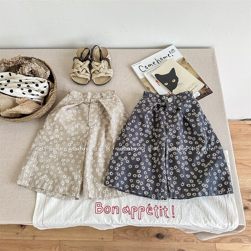 夏季小雛菊九分褲