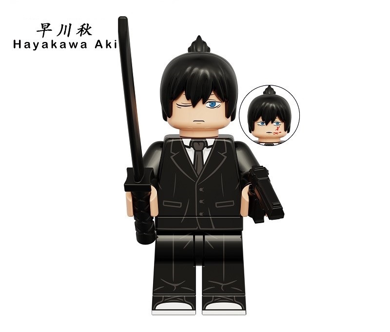 Hayakawa Aki Chainsaw Man Custom Minifigures Minifigs Fit Lego XP511