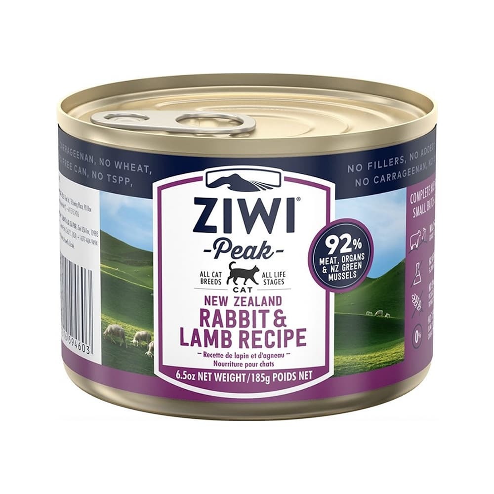 Ziwi Peak 鮮肉系列 兔肉及羊肉配方貓罐頭 (Rabbit & Lamb Recipe) 185g(6.5oz) [到期日 22-SEPT-2026]